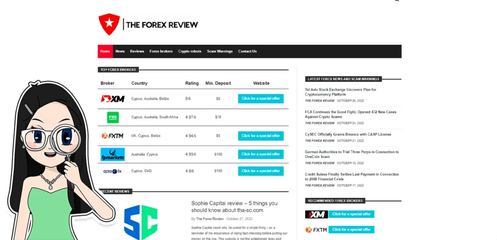 เว็บไซต์รีวิวสถาบันการเงินที่ไม่ควรพลาด 2024- The Forex Review