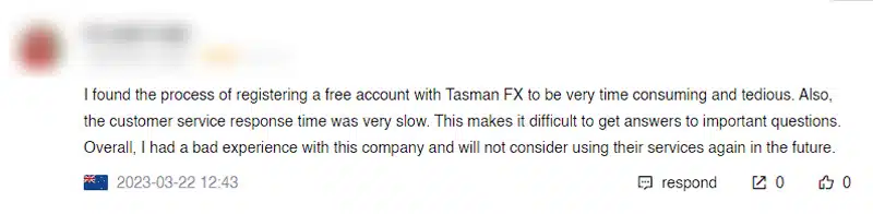 Tasman FX รีวิว