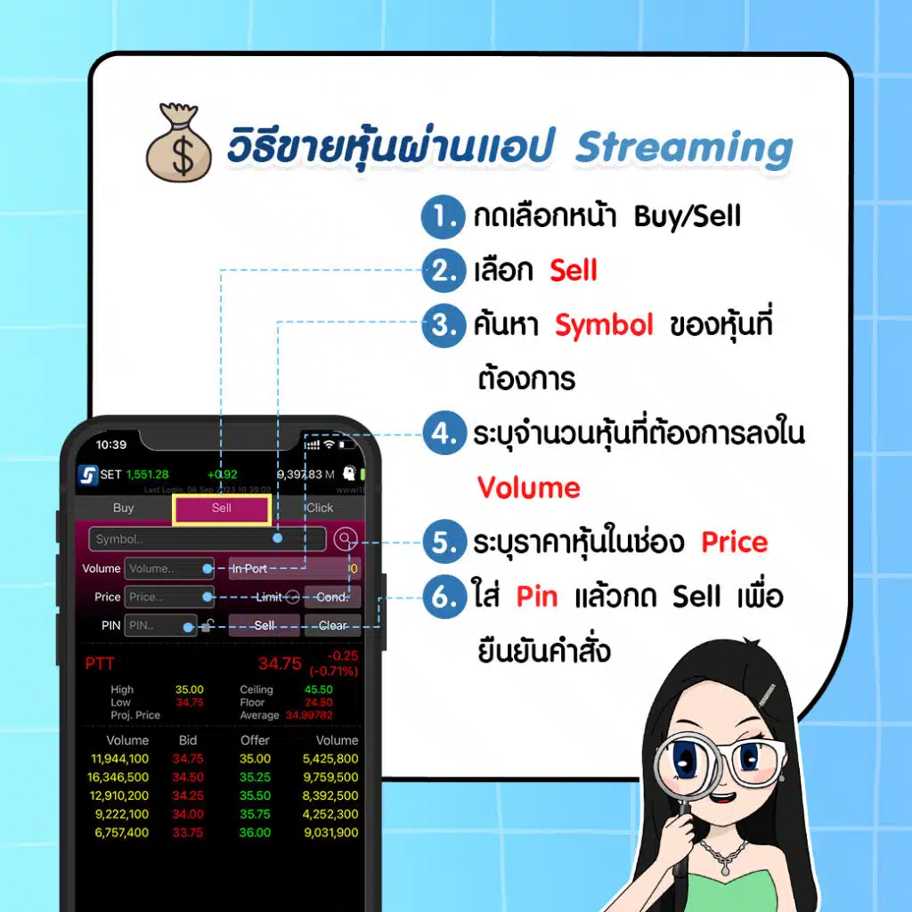 สอนใช้งาน Streaming แอปเทรดหุ้นยอดนิยม