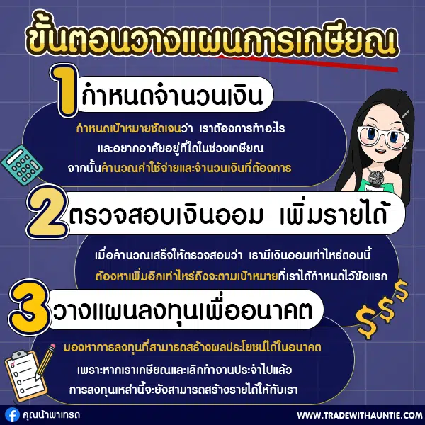 วางแผนเกษียณ ฉบับมนุษย์เงินเดือน
