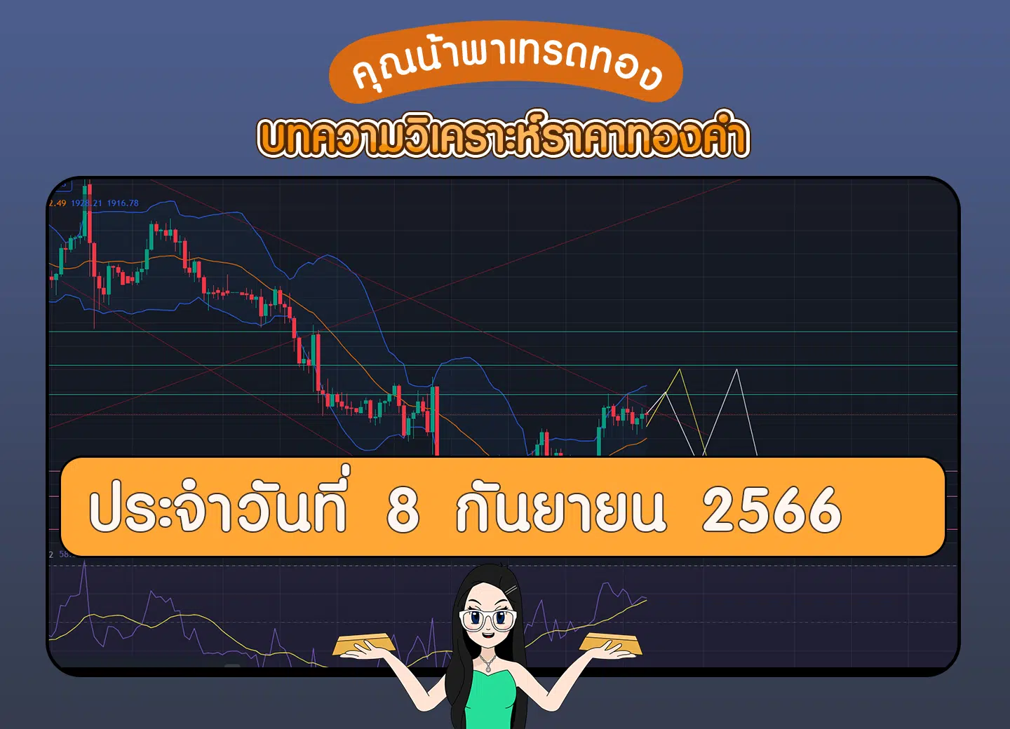 เทรดทอง วิเคราะห์ทองคำ 8 กันยายน 2566