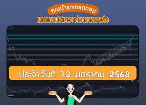 วิเคราะห์ทองคำวันที่ 13 มกราคม 2568